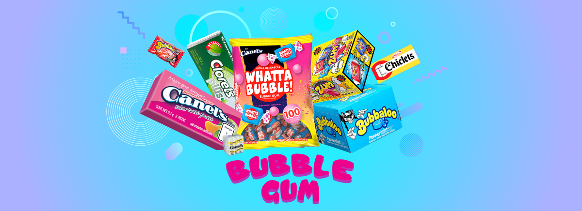 Dubble Bubble Beach Tattoo Chewing Gum con Tattoo Confezione da 200 Pezzi – Choco Click