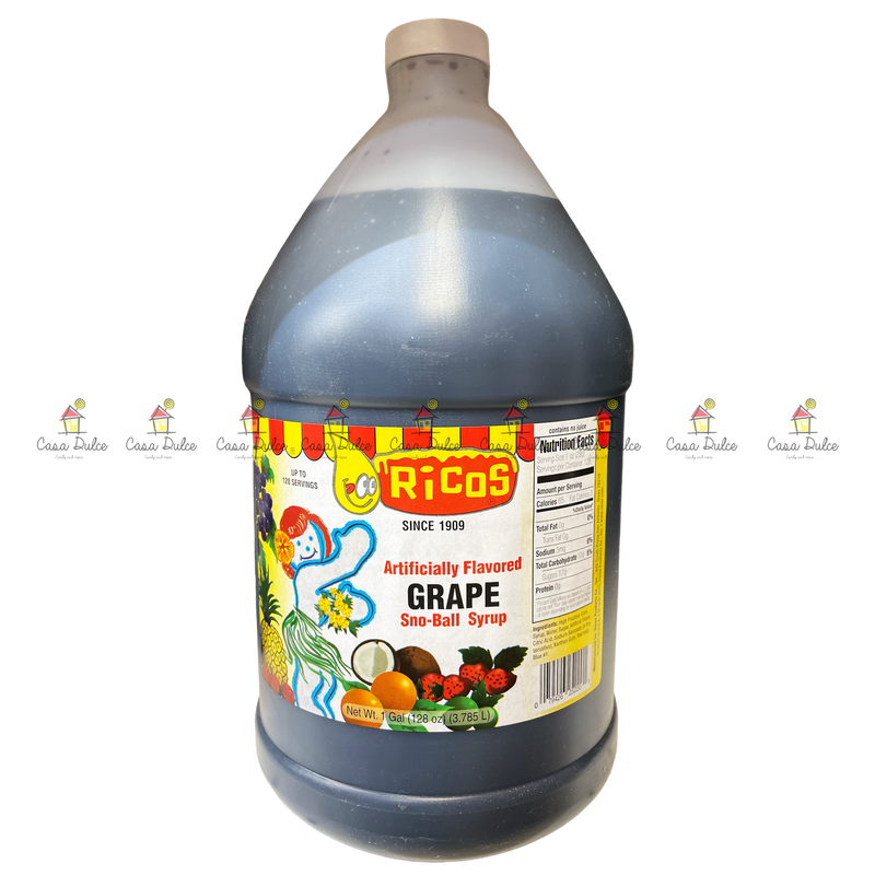 Ricos - Syrup Grape 4/1Gal