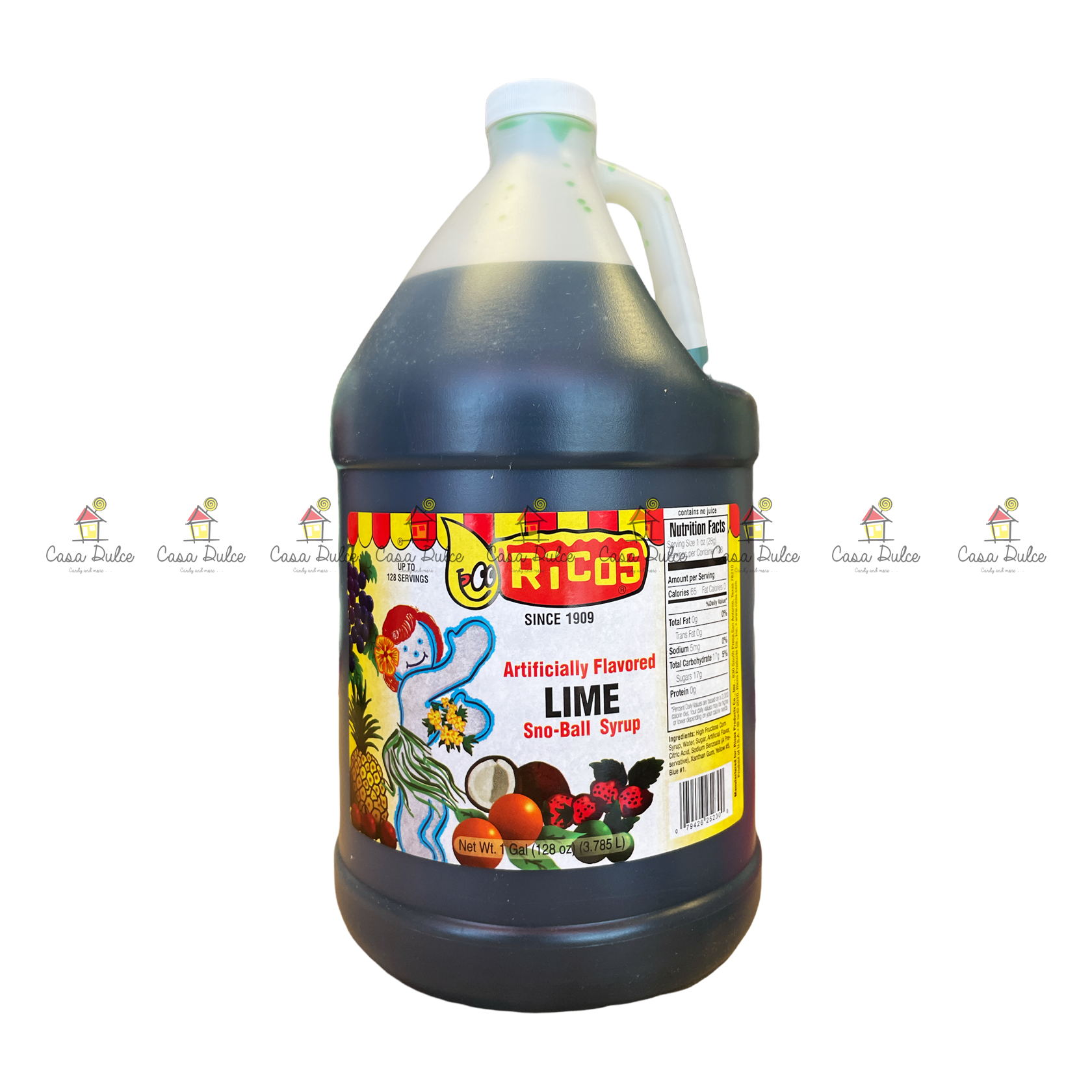 Ricos - Syrup Lime 4/1Gal | Casa Dulce