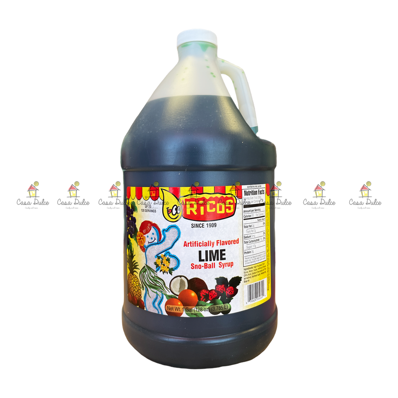 Ricos - Syrup Lime 4/1Gal