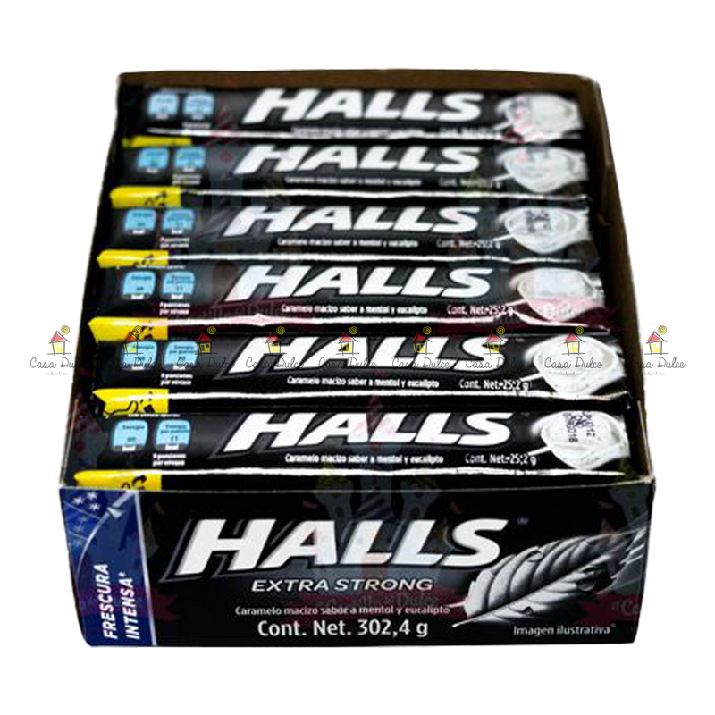 Adams - Halls Extra Strong 12pc