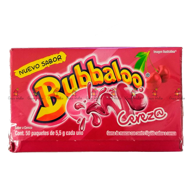 Adams - Bubbaloo Cherry 50ct