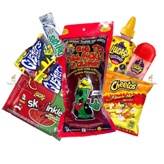 CandyMex - Pickle kit with Hot Cheetos