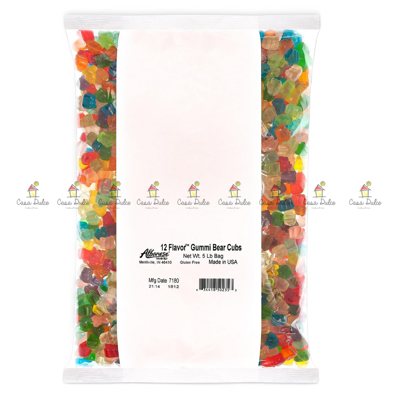 ALB - 12 Flavor Gummi Cubs 4/5lbs