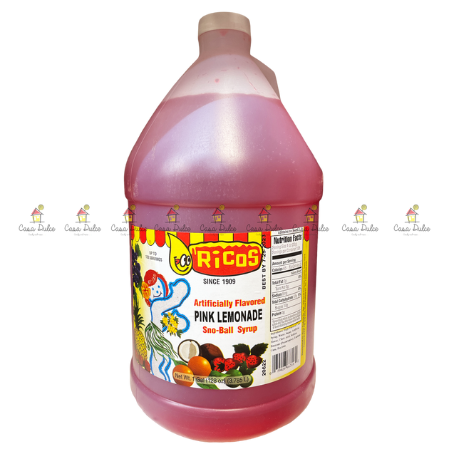 Ricos - Syrup Pink Lemonade 4/1Gal | Casa Dulce