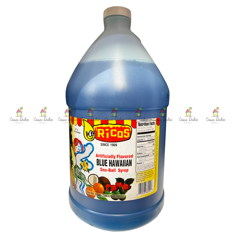 Ricos - Syrup Blu Hawaii 4/1Gal