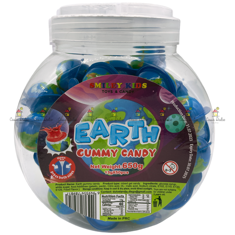 Smiley Kids - Gummy Candy Earth 12/50