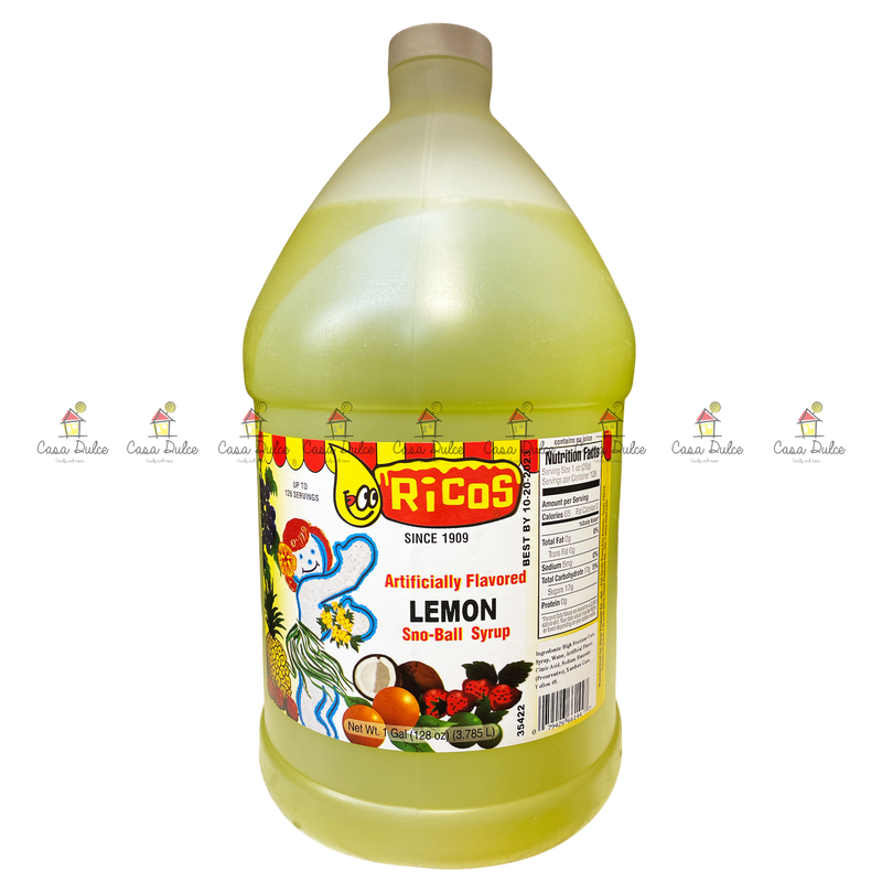 Ricos - Syrup Lemon 4/1Gal