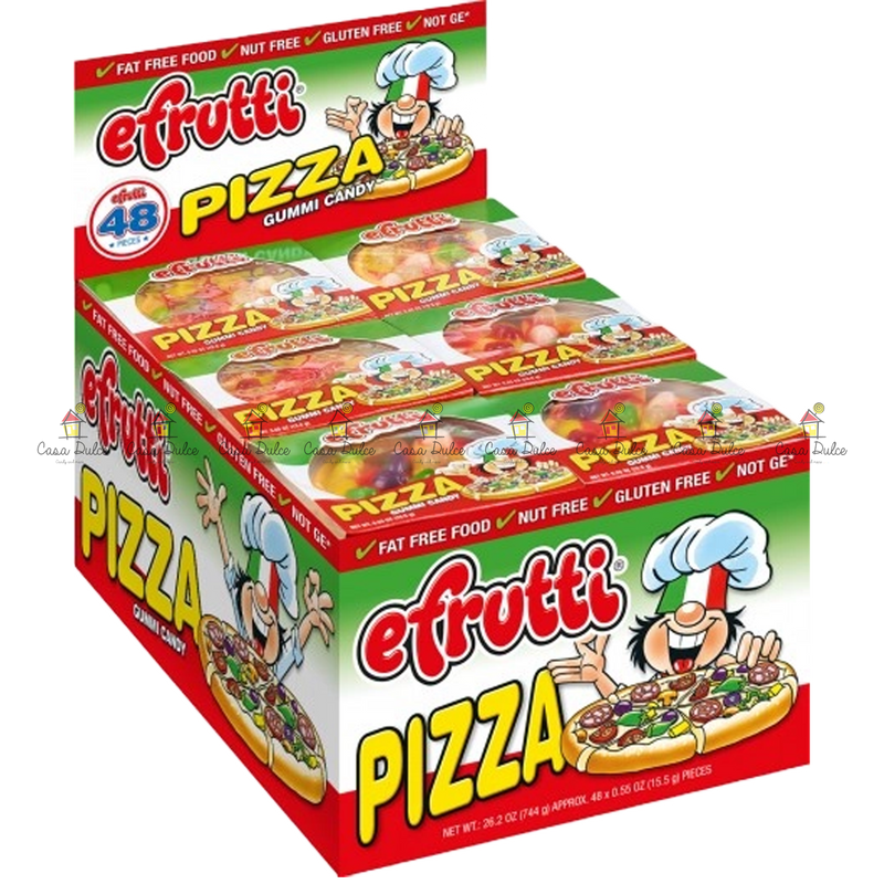 Efrutti - Gummi Pizza 8/48pc