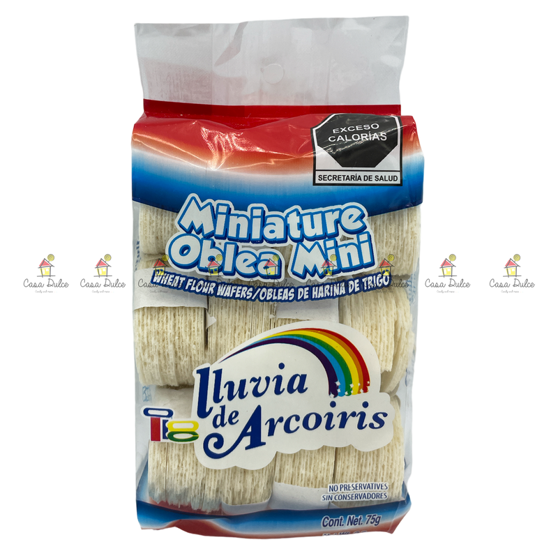 Arcoiris - Oblea Mini Blanca