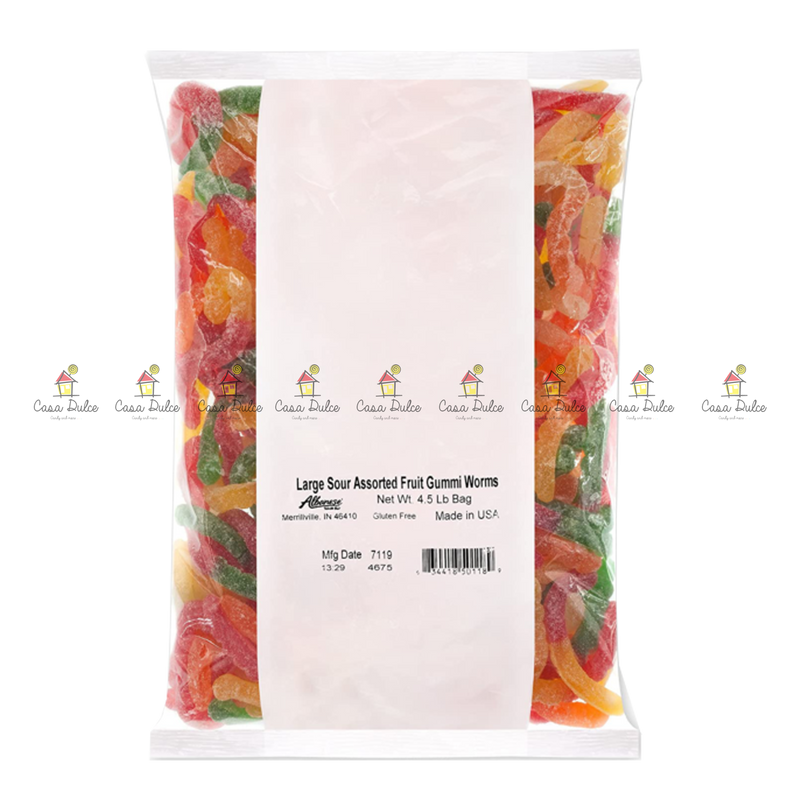 L Sour Assorted Fruit Gummi Wor