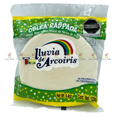 Arcoiris - Oblea Raspada Blanca