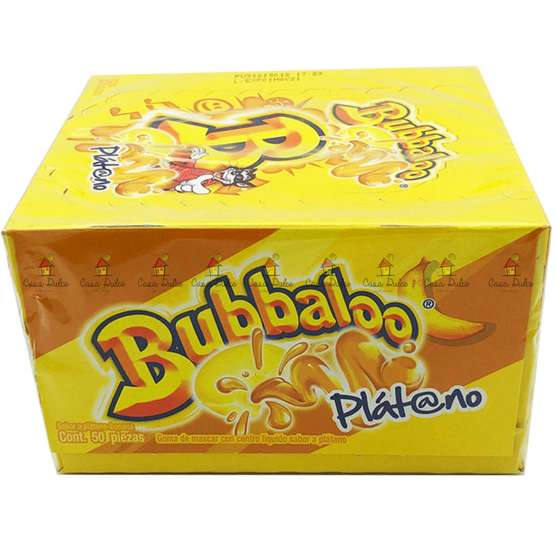 Adams - Bubbaloo Platano 50pc