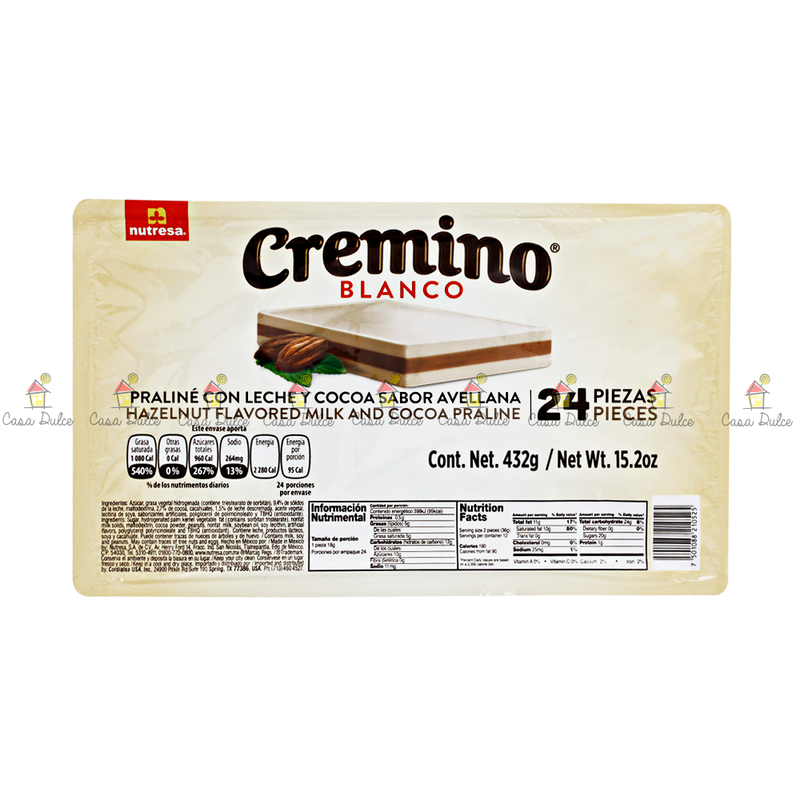 Cremino Blanco Tray 24pc