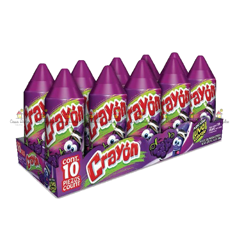 Crayon Grape 10 ct by