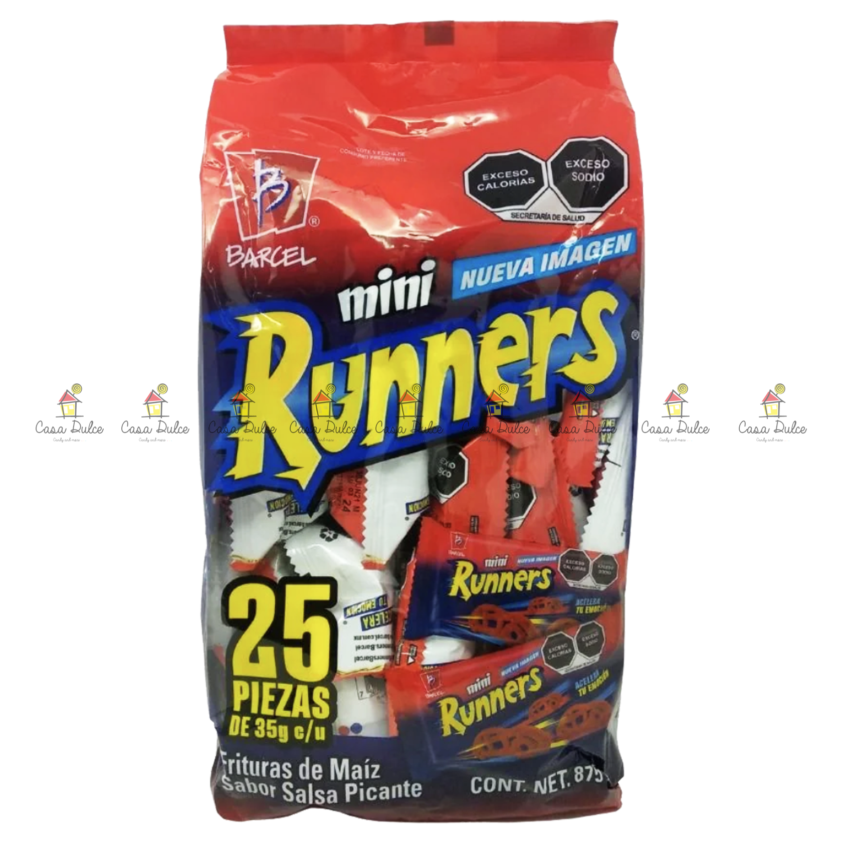 Runners Barcel Rojos Barcel - Mini Runners 25pc | Casa Dulce